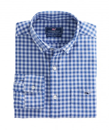 Vineyard Vines Cliff Gingham Classic Tucker Shirt